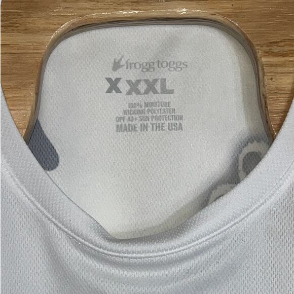 Frogg Toggs White Long Sleeve T-Shirt - Size XXXL - Picture 5 of 9